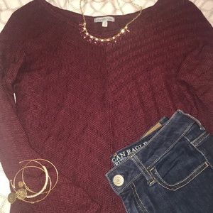 Maroon sweater